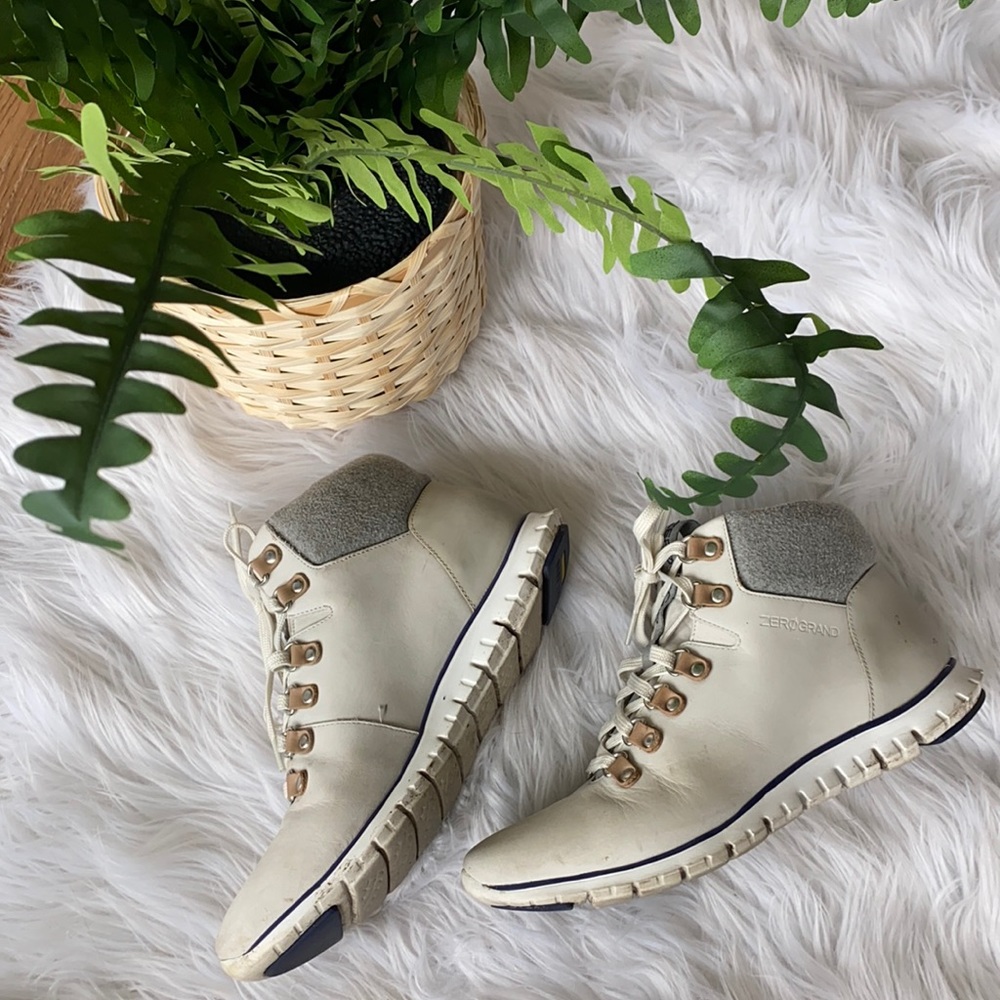 Cole Haan all-weather waterproof lace up athletic boots